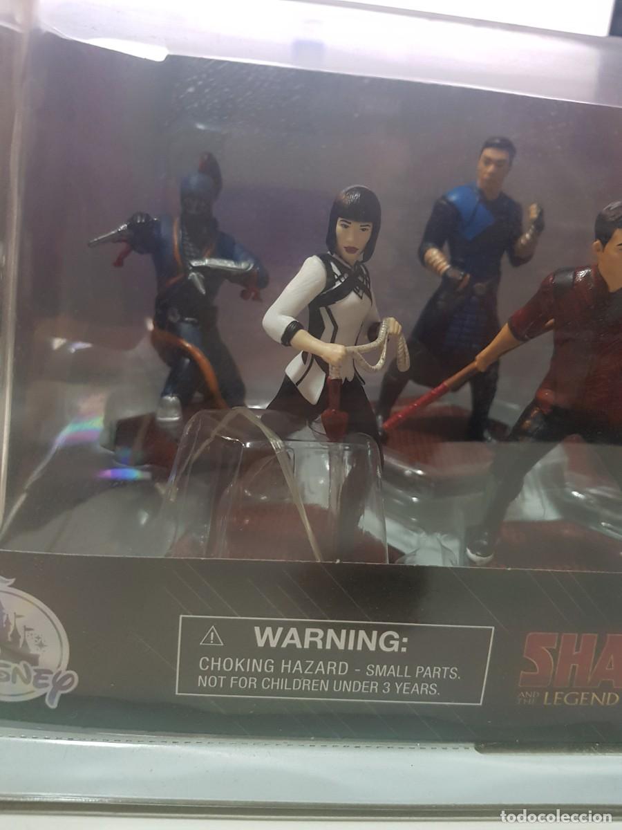 Figuras de goma y PVC: Pack de 6 figuras Shang-Chi Legends of the ten rings La leyenda de los 10 anillis Disney Nuevo