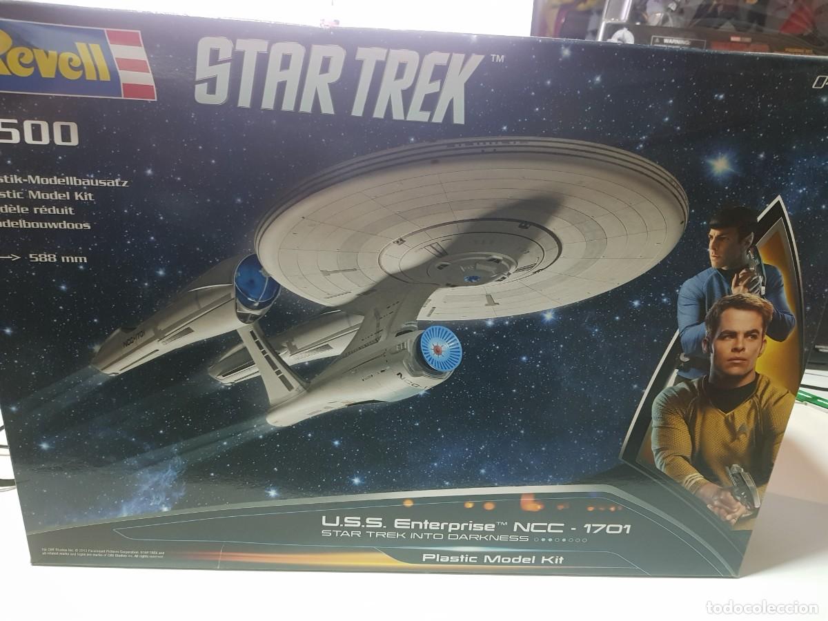 Figuras de goma y PVC: Star Trek into darkness U.S.S. Enterprise NCC 1701 Plastic Model Kit Revell nueva a estrenar