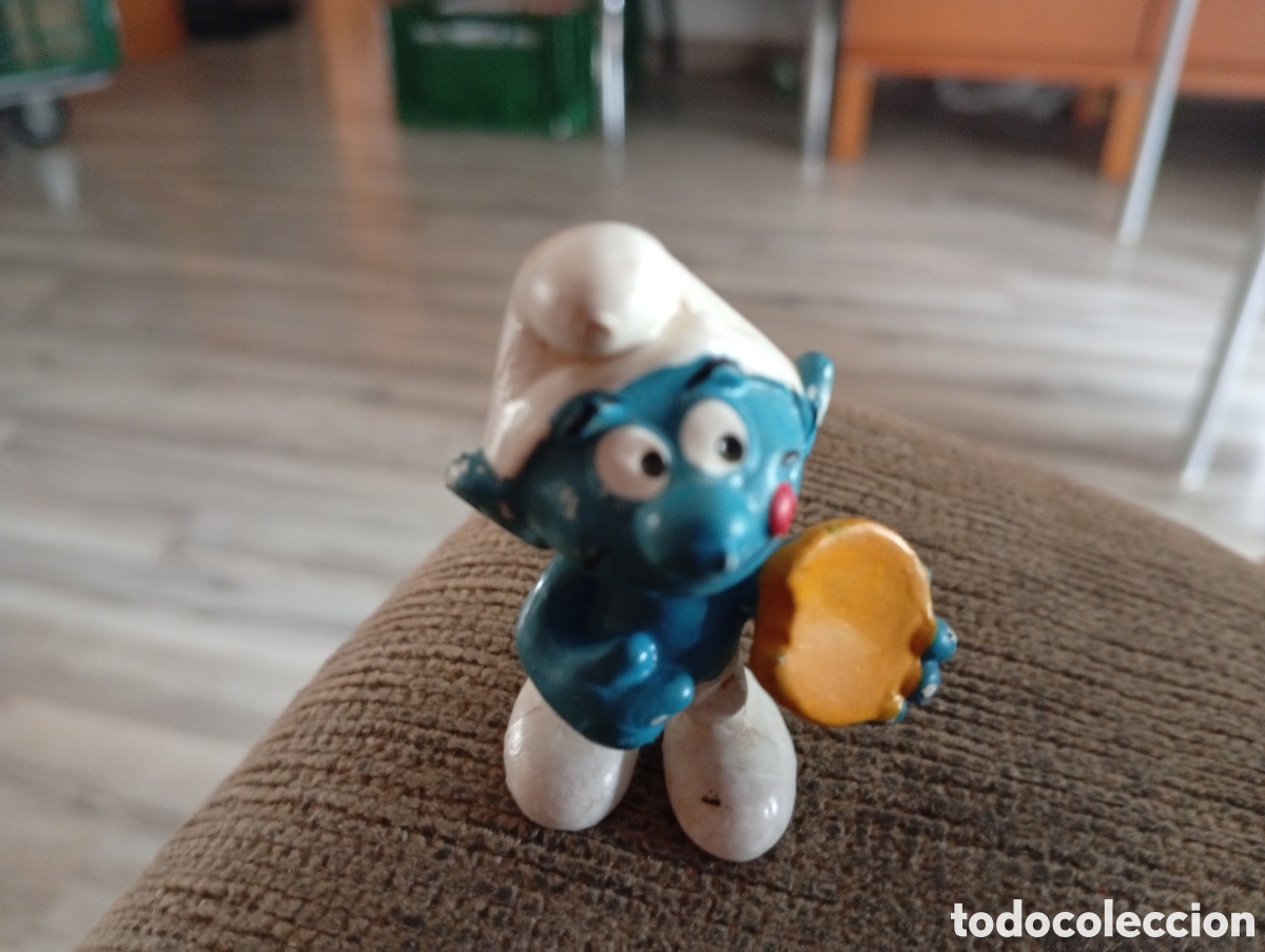 Figuras de goma y PVC: Pitufo peyo buen estado
