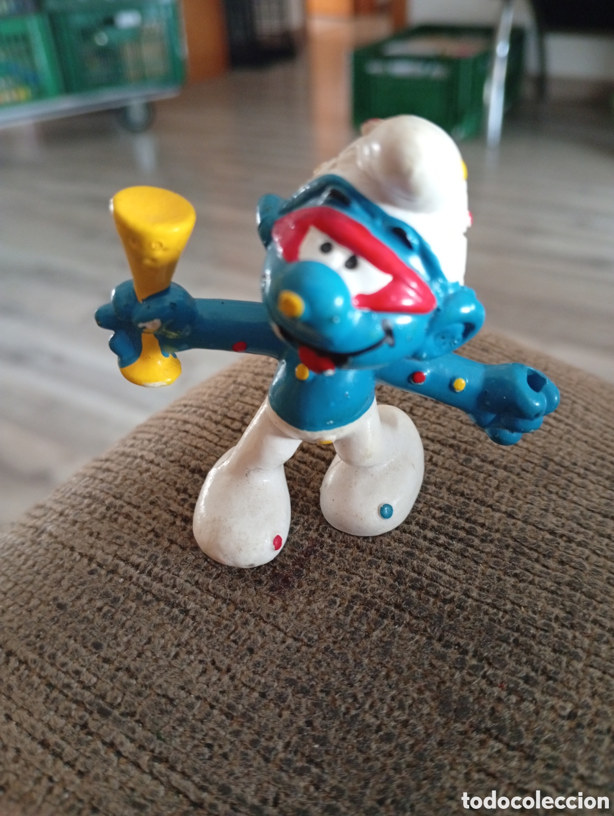 Figuras de goma y PVC: Pitufo peyo buen estado