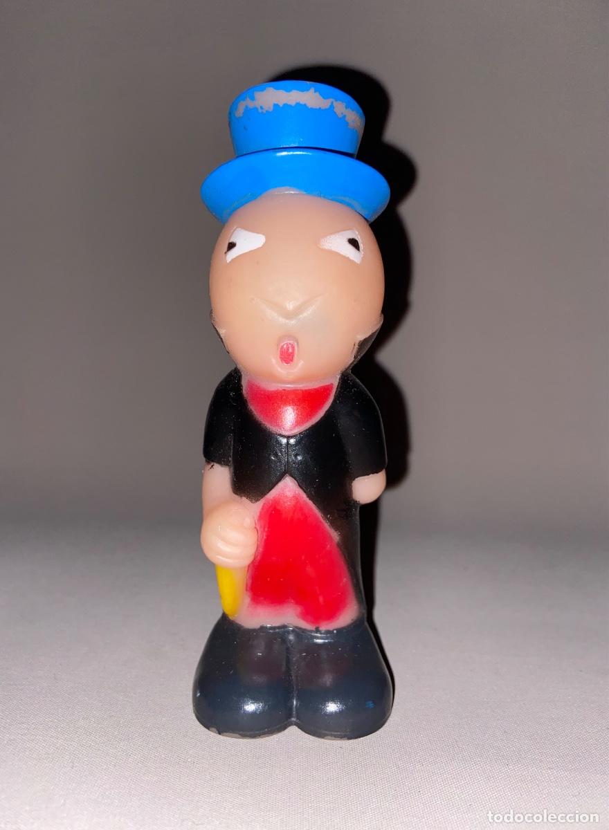 Figuras de goma y PVC: MAGNIFICA FIGURA &rdquo; PEPE GRILLO &ldquo; PINOCHO - DE GOMA WALT DISNEY