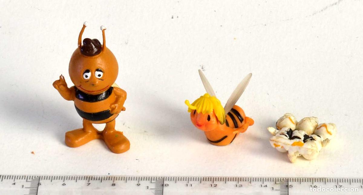 Figuras de goma y PVC: 2 FIGURAS DE LA ABEJA MAYA