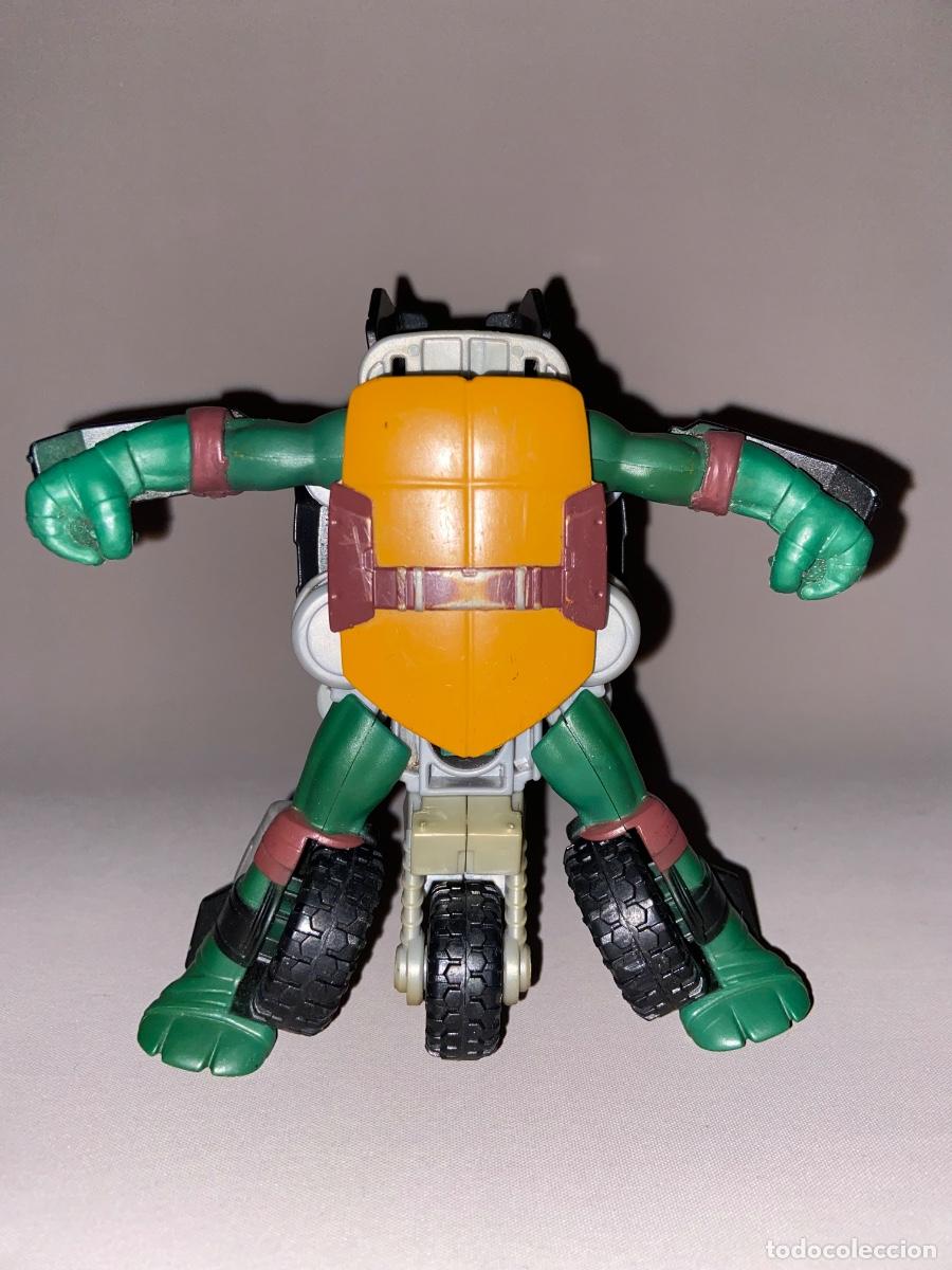 Figuras de goma y PVC: MAGNIFICA FIGURA &ldquo; TORTUGA NINJA &ldquo; TRANSFORMABLE EN MOTO
