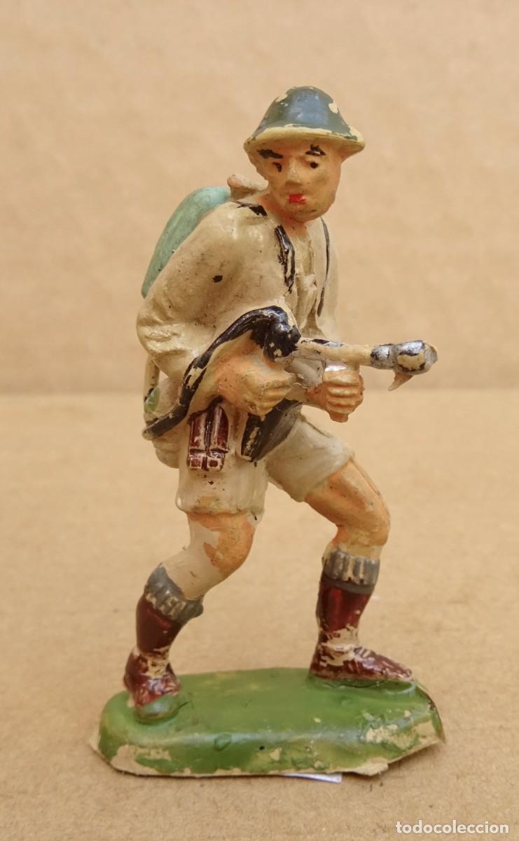 Figuras de goma y PVC: PECH INGLES 8&ordm; EJERCITO FIGURA EN GOMA 7