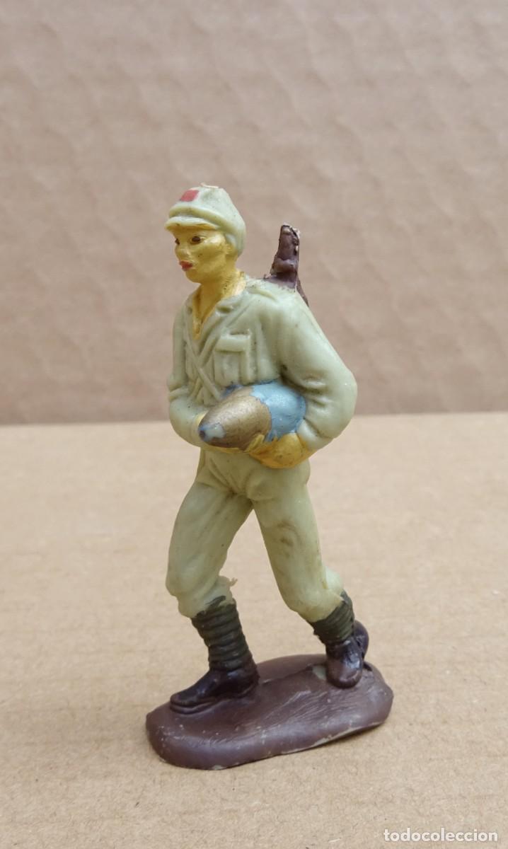 Figuras de goma y PVC: PECH JAPONES ARTILLERO FIGURA PARA CA&Ntilde;ON 3