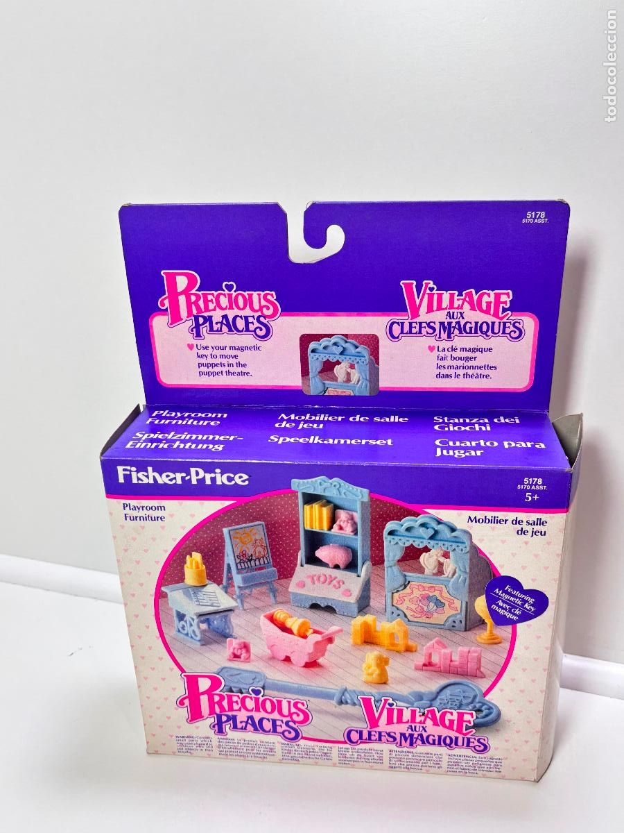 Figuras de goma y PVC: FISHER-PRICE 5178 mobilier de salle de jeu VILLAGE AUX CLEFS MAGIQUES