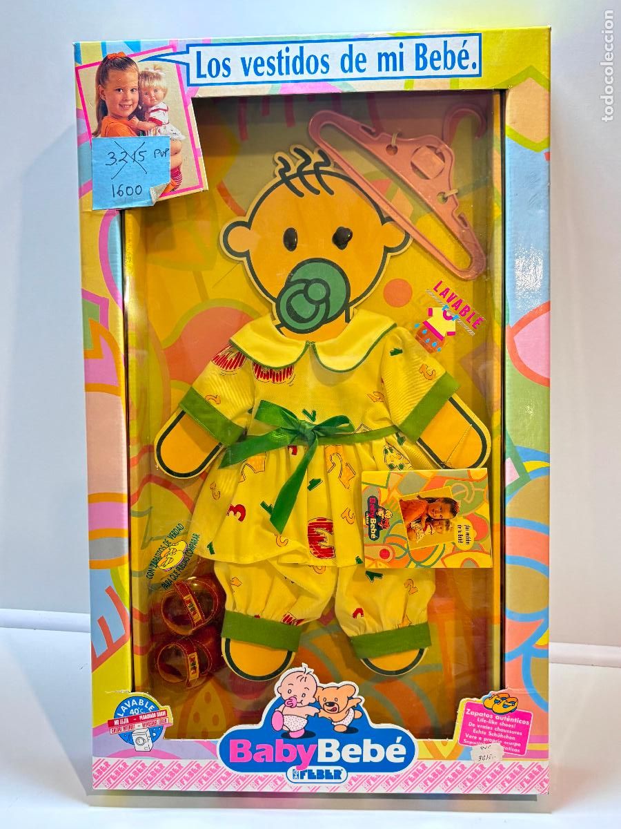 Figuras de goma y PVC: FEBER LOS VESTIDOS DE MI BEBE BABY BEBE SIN ABRIR CONJUNTO ROPA A&Ntilde;O 1990
