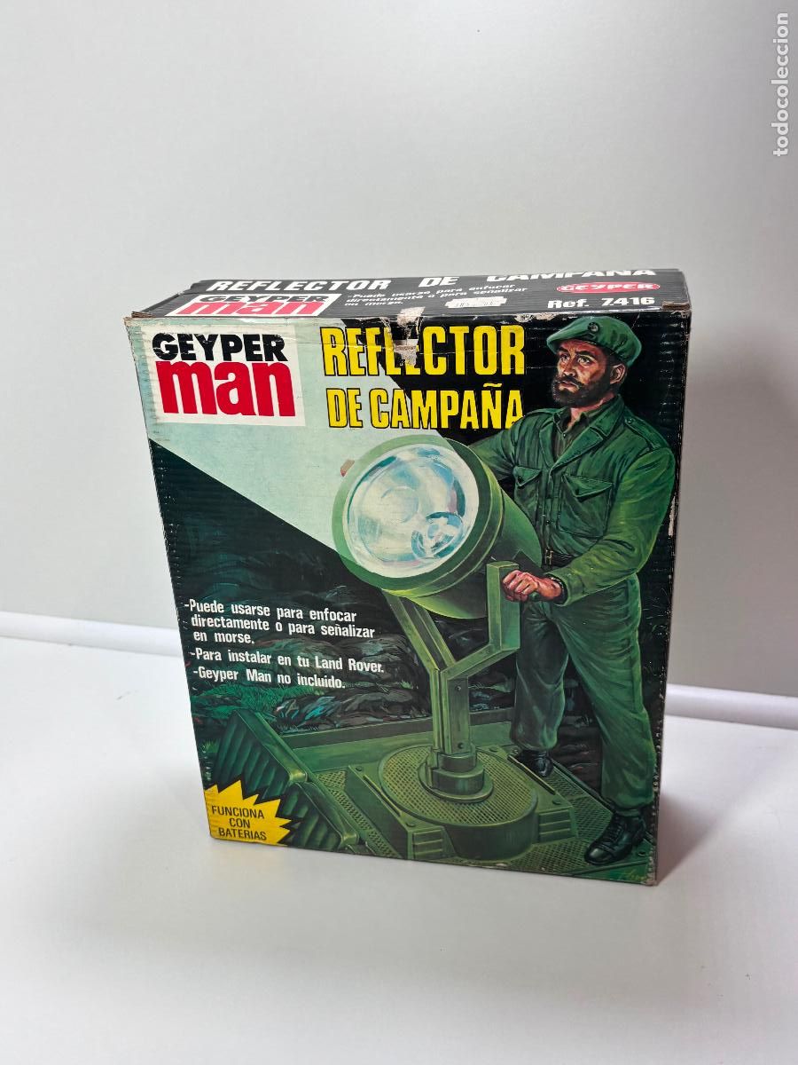 Figuras de goma y PVC: GEYPER MAN REFLECOR DE CAMPA&Ntilde;A REF. 7416 - Foto 3