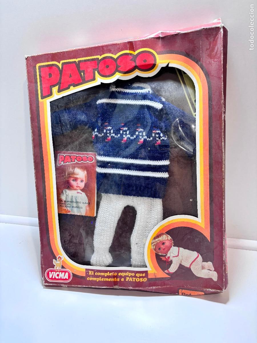 Figuras de goma y PVC: VICMA PATOSO TRAJE EN SU CAJA ORIGINAL