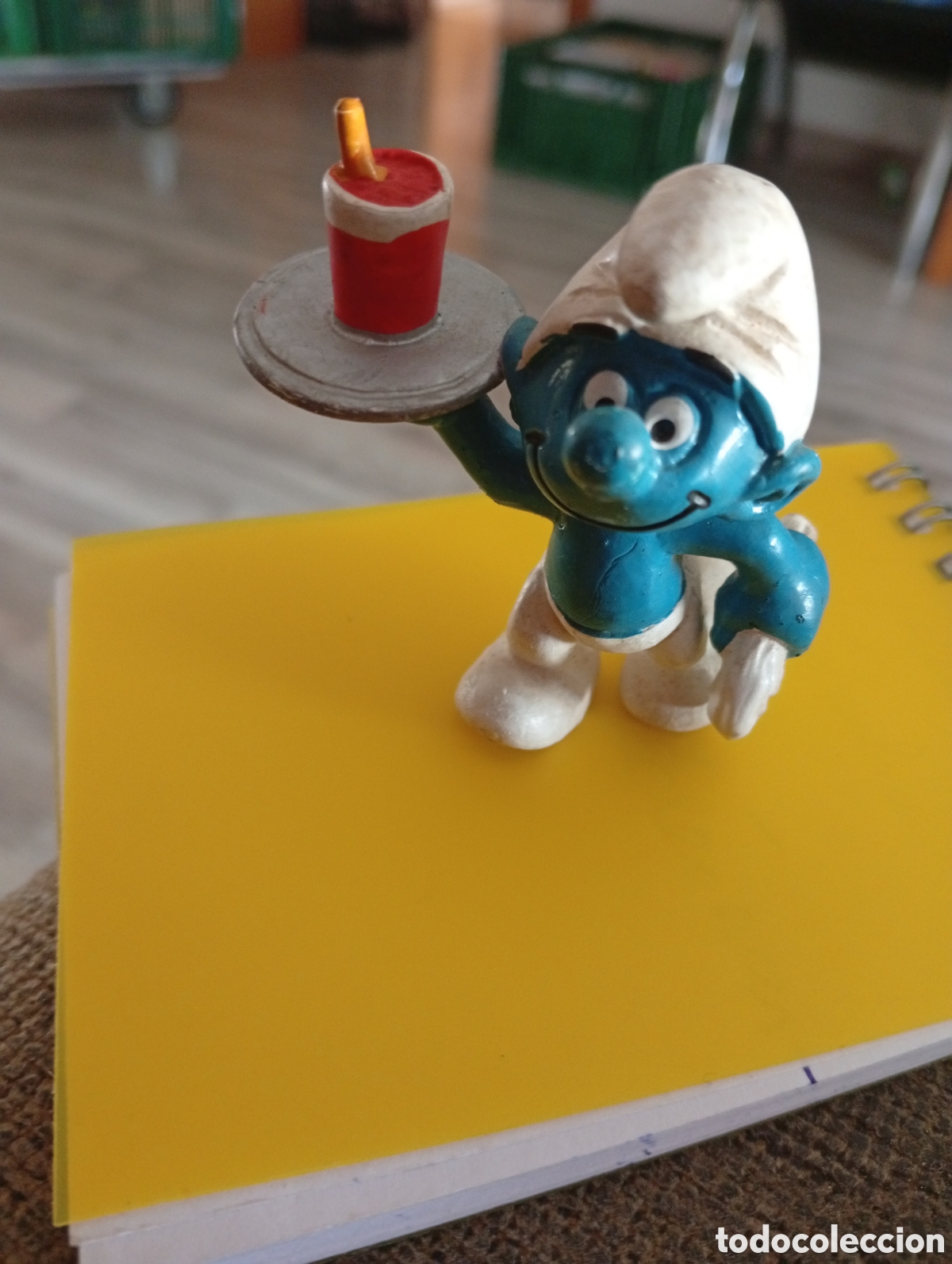 Figuras de goma y PVC: Pitufo sin marca buen estado