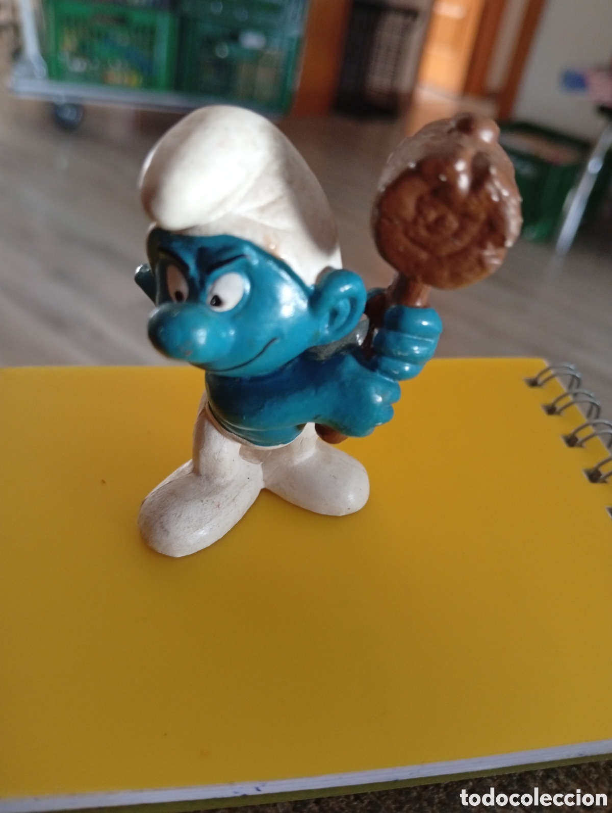 Figuras de goma y PVC: Pitufo sin marca buen estado