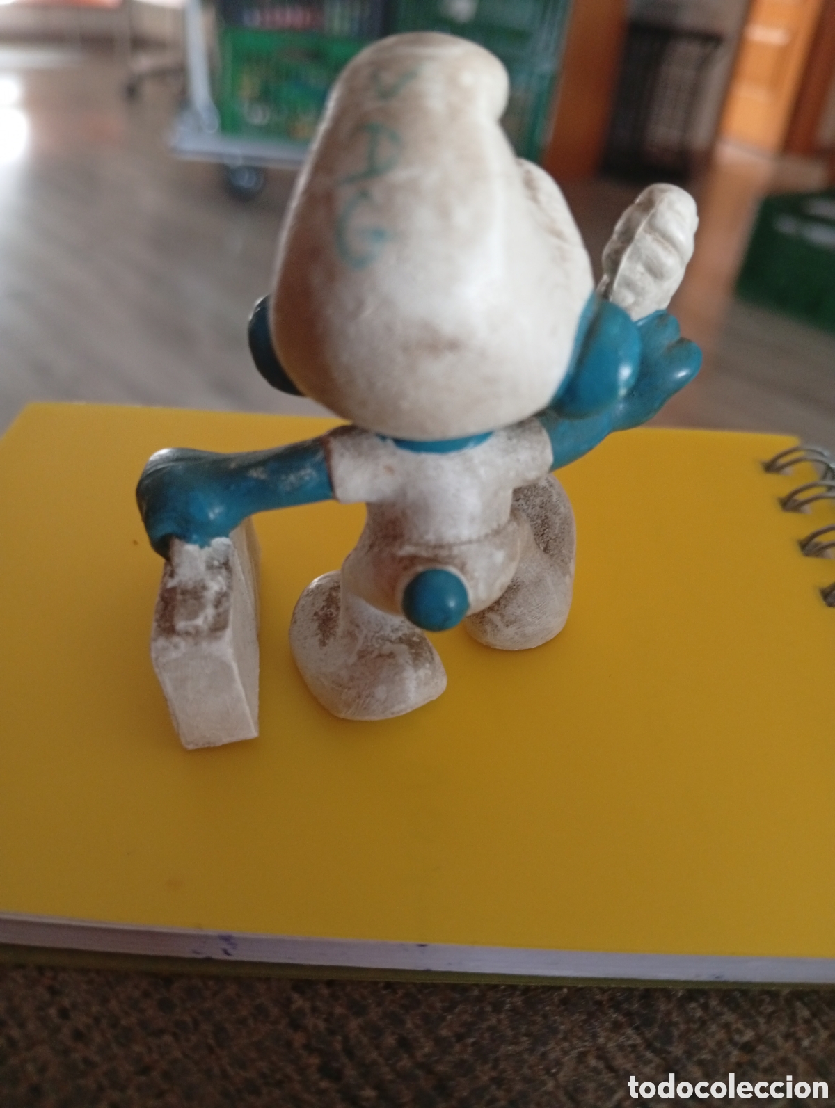 Figuras de goma y PVC: Pitufo peyo buen estado - Foto 2