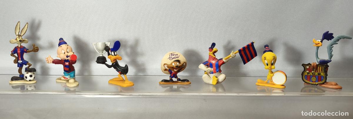 Figuras de goma y PVC: LOTE DE MU&Ntilde;ECOS DE GOMA DURA DEL F.C BARCELONA, 1996 STAR TOYS &middot; BAR&Ccedil;A