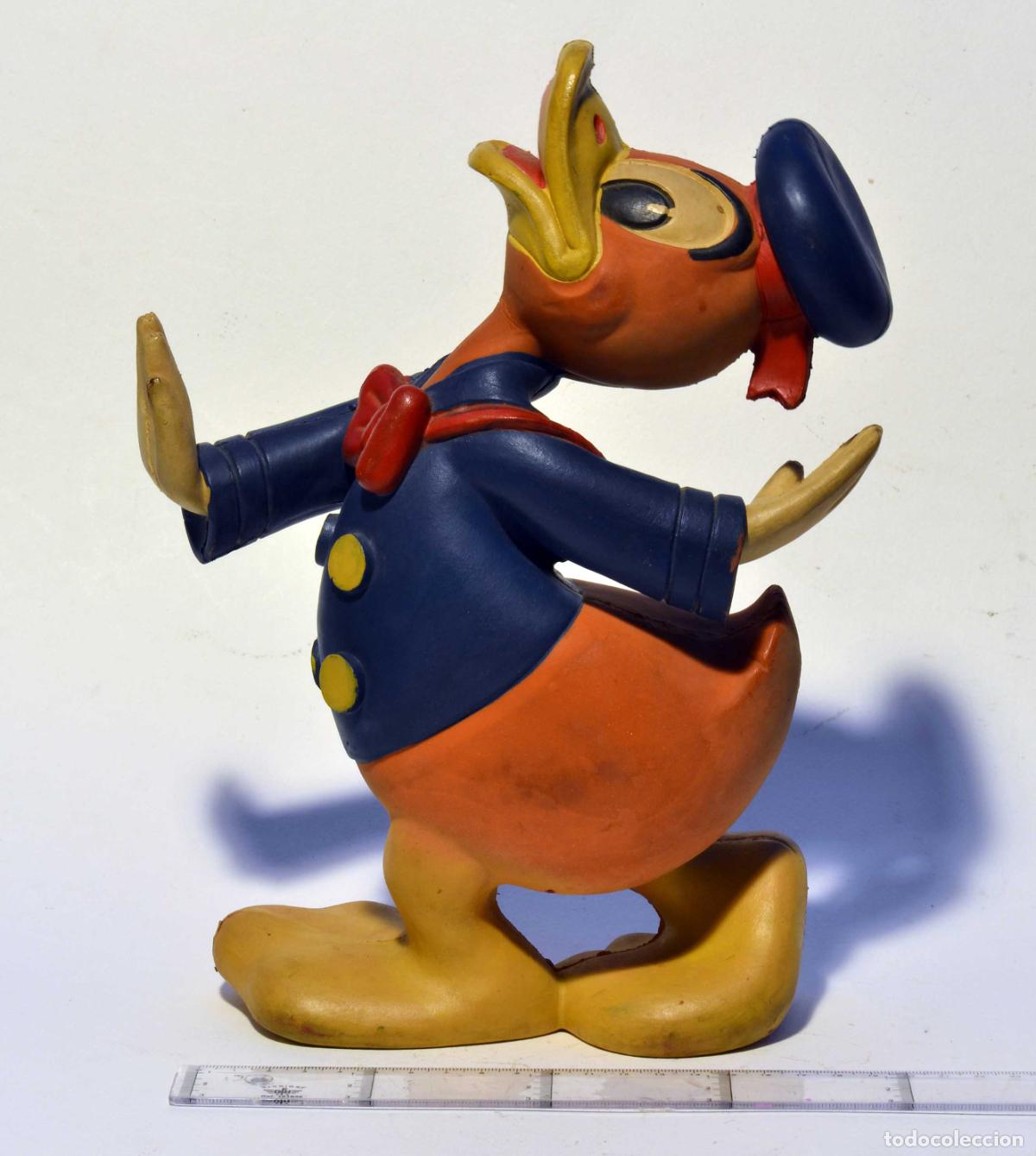Figuras de goma y PVC: PATO DONALD&nbsp;EN GOMA ORIGINAL WALT DISNEY - 1940,S - PIEZA DE COLECCI&Oacute;N