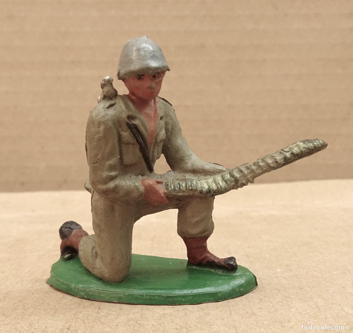 Figuras de goma y PVC: PECH AMERICANOMMARINE FIGURA PARA AMETRALLADORA 1