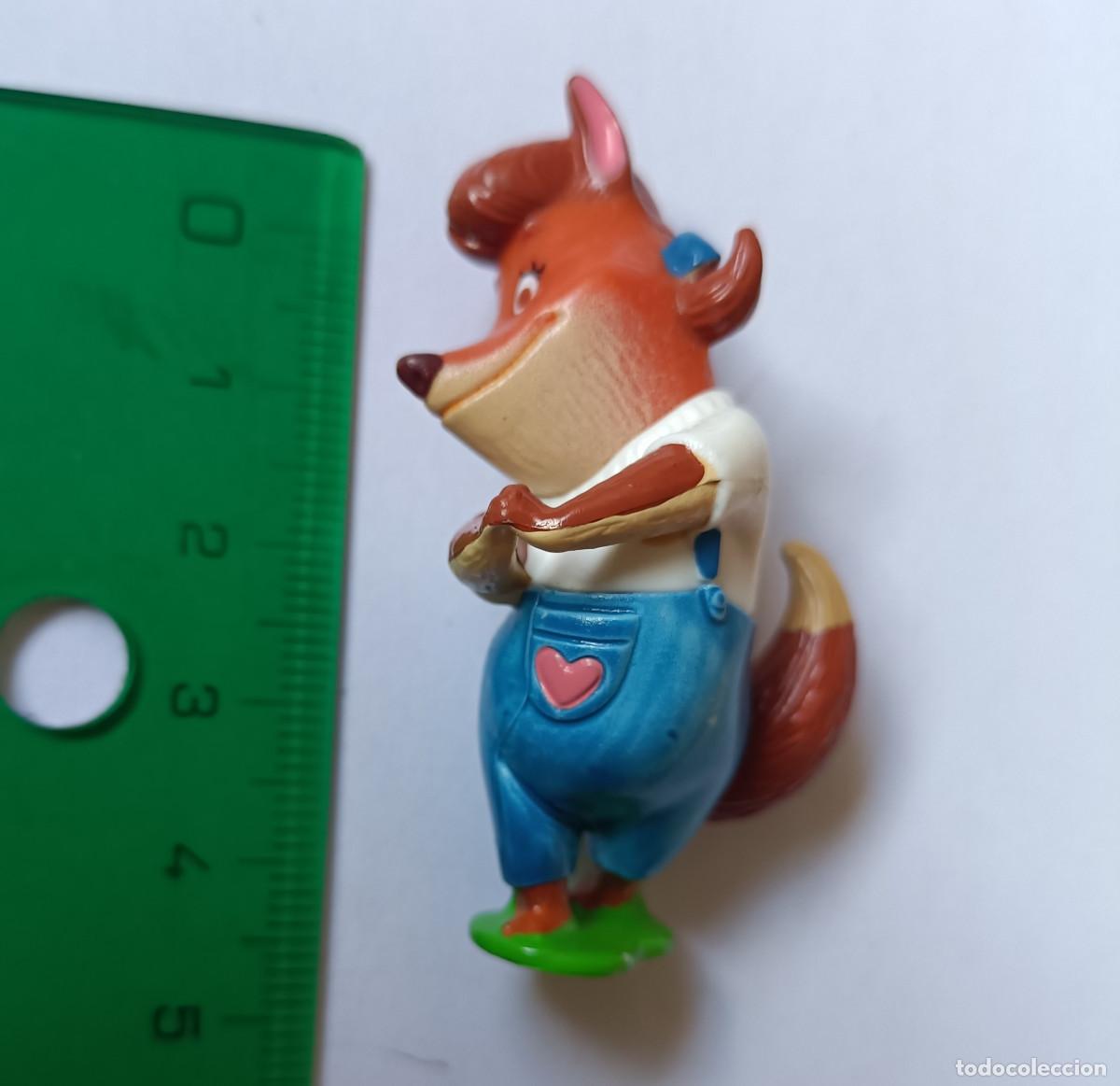 Figuras de goma Kinder: zorra chicken little kinder disney pixar pelicula mu&ntilde;eco figurita figura mu&ntilde;equito mini
