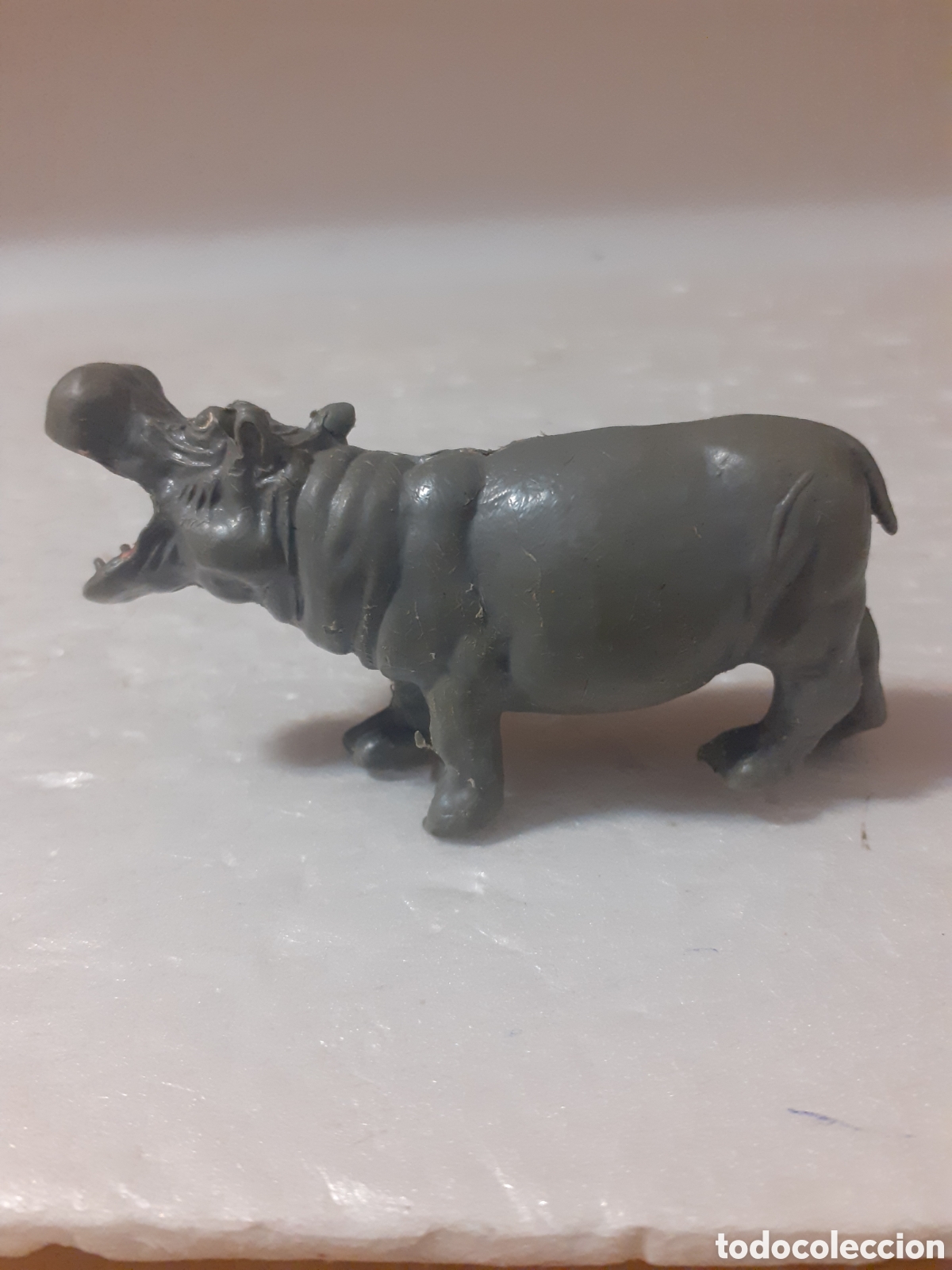Gummi- und PVC-Figuren: FIGURA HIPOPOTAMO EN PLASTICO PECH,REAMSA,JECSAN