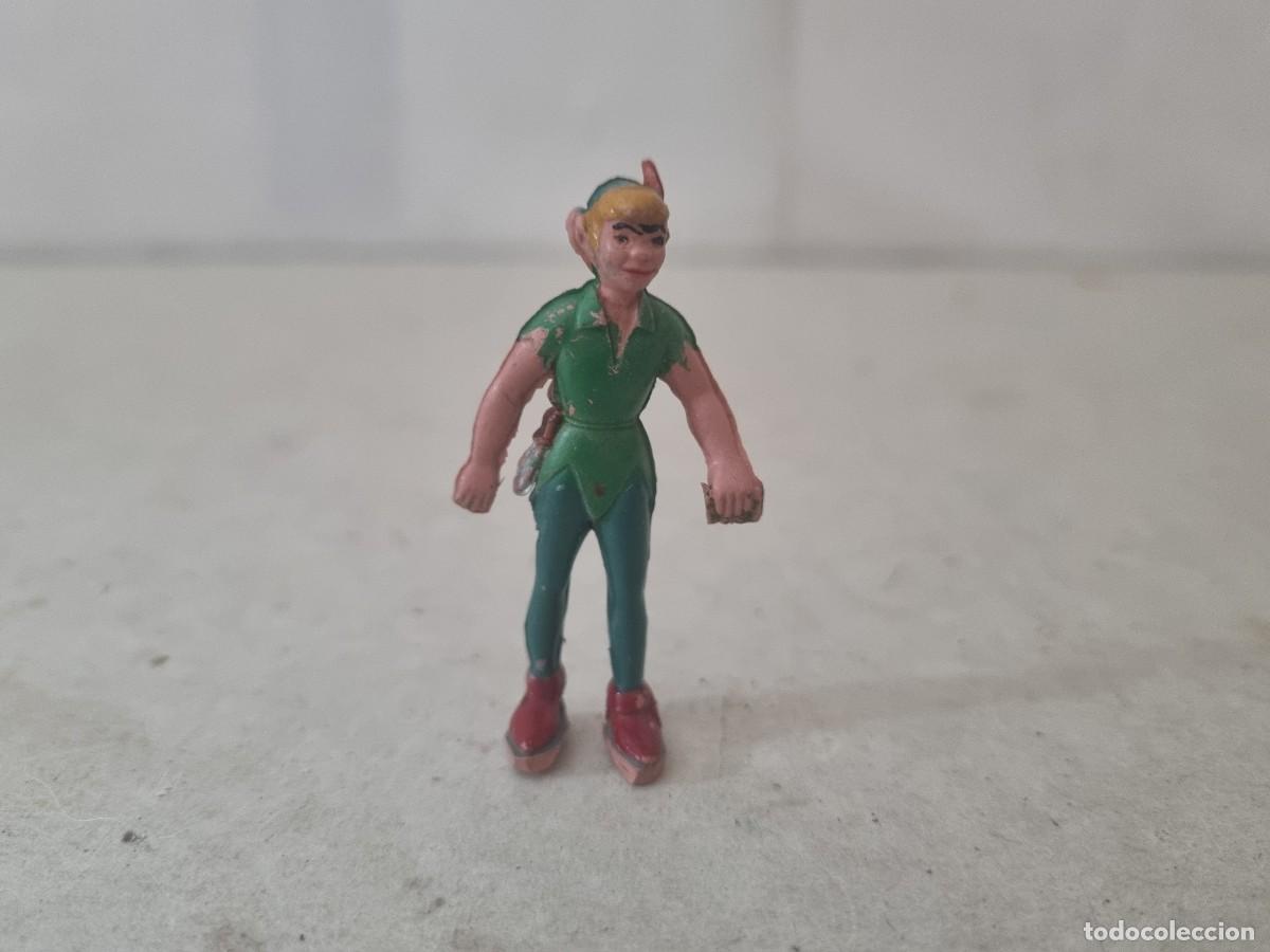 Figuras de goma y PVC: Figura de Peter Pan de Pech en goma a&ntilde;os 50