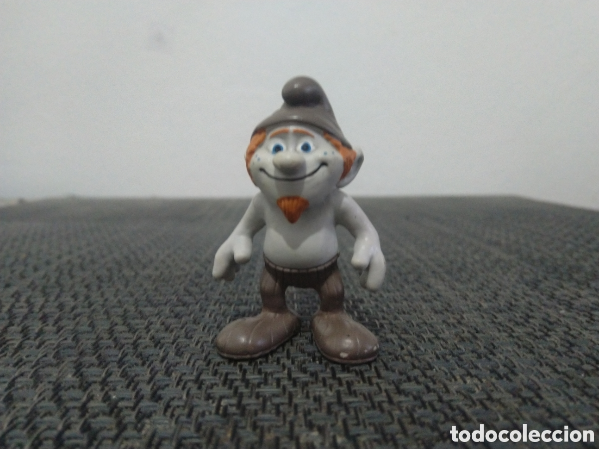 Figuras de goma y PVC: FIGURA PVC PITUFO PITUFINA SCHLEICH PEYO SMURFS PITUFOS SMURF SCHLUMPF GARGAMEL GRIS