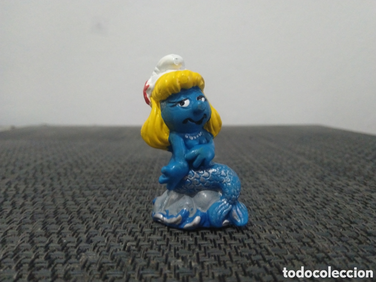 Figuras de goma y PVC: SIRENA SIRENITA FIGURA PVC PITUFO PITUFINA SCHLEICH PEYO SMURFS PITUFOS SMURF SCHLUMPF SERIE TV
