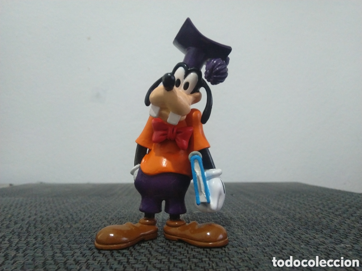 Figuras de goma y PVC: FIGURA PVC ORIGINAL DISNEY PLANETA DEAGOSTINI GOOFY UNIVERSITARIO COLEGIO UNOS 10CM
