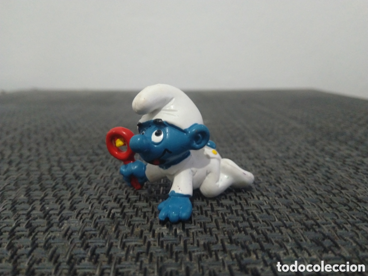 Figuras de goma y PVC: FIGURA PVC PITUFO PITUFINA SCHLEICH PEYO SMURFS PITUFOS SMURF SCHLUMPF BEBE SONAJERO