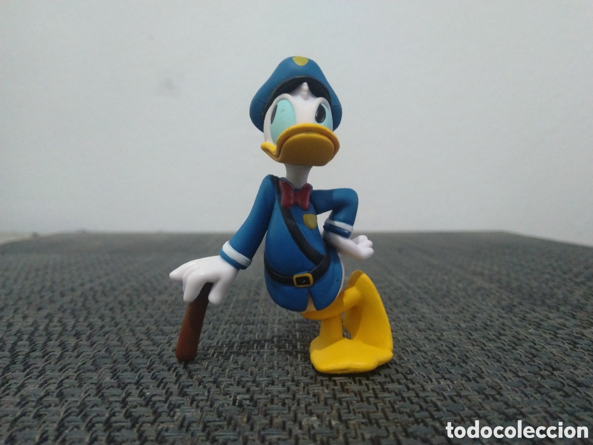 Figuras de goma y PVC: FIGURA PVC PATO DONALD POLICIA VIGILANTE TRAJE CLASICO PERSONAJES WALT DISNEY DIBUJOS ANIMADOS TV