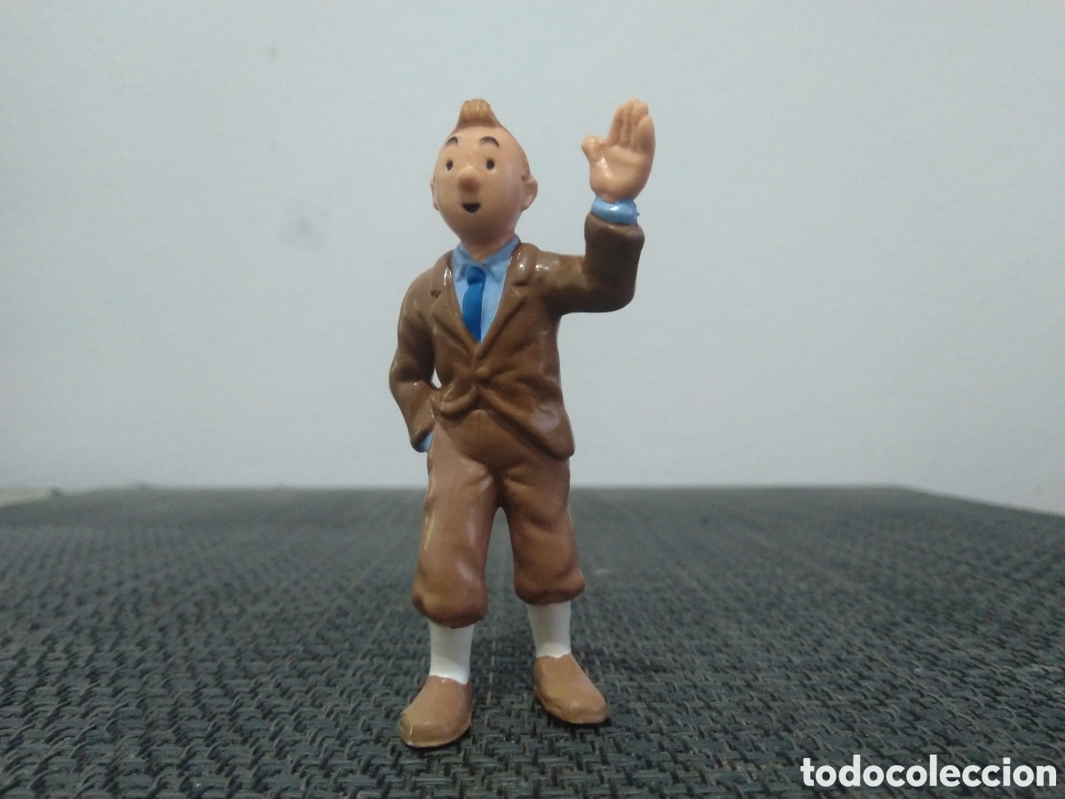 Figuras de goma y PVC: FIGURA PVC TINTIN BULLYLAND BULLY TINTIN MILOU PROFESOR TORNASOL CAPITAN HADDOCK )