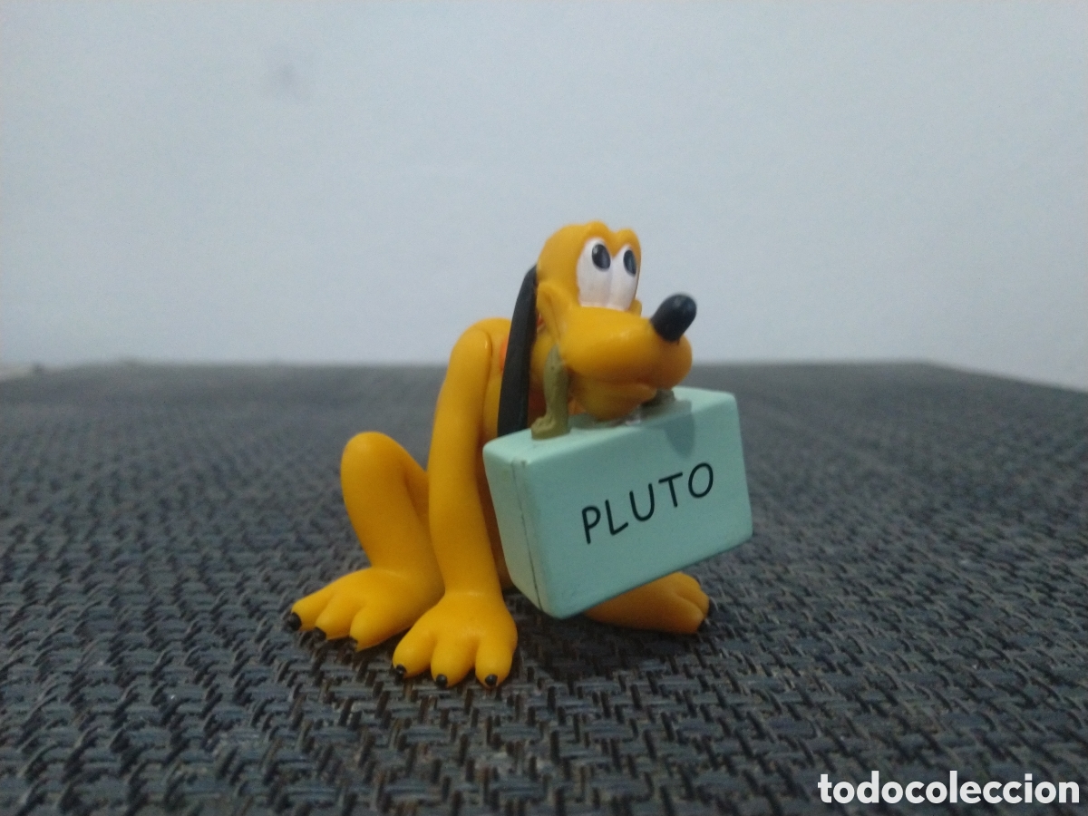 Figuras de goma y PVC: FIGURA PVC PLUTO PERRO MICKEY WALT DISNEY TV DIBUJOS ANIMADOS MALETA