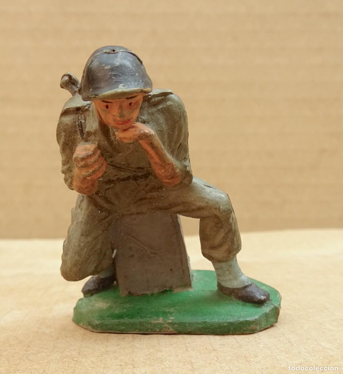 Figuras de goma y PVC: PECH AMERICANO MARINE FIGURA PARA AMETRALLADORA 2
