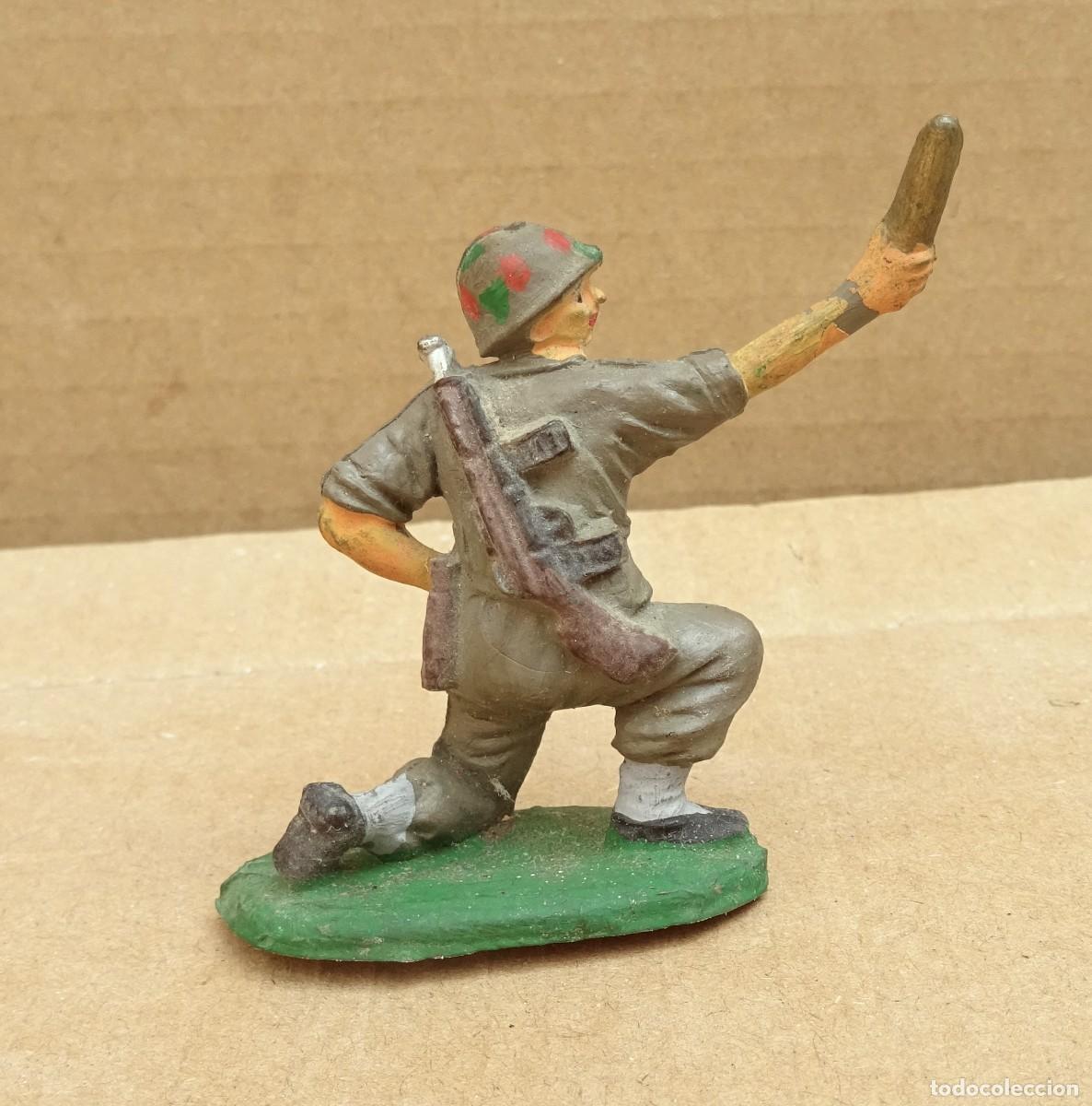 Figuras de goma y PVC: PECH AMERICANO MARINE FIGURA PARA MORTERO 1