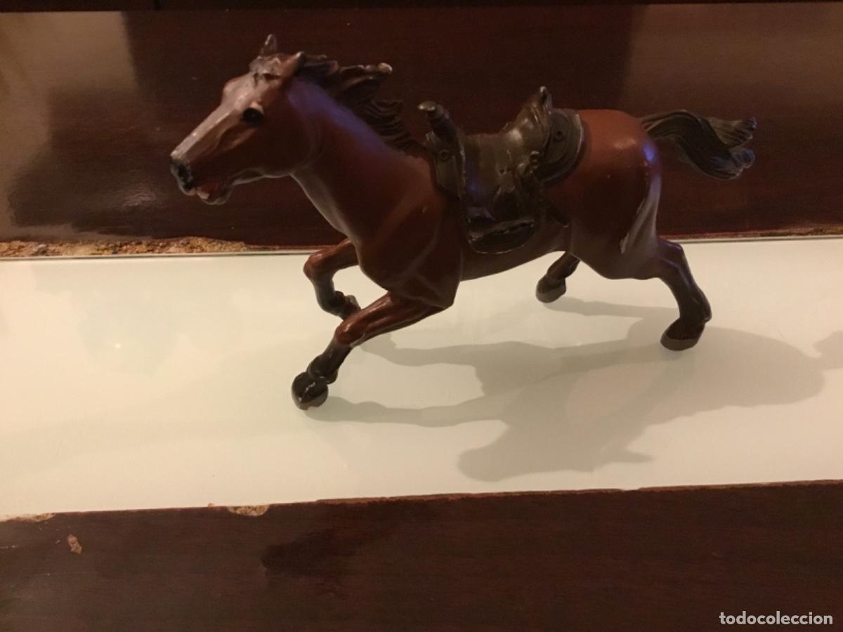 Figuras de goma y PVC: Figura PVC caballo salvaje oeste marca papo 1999