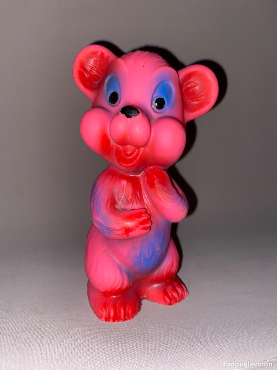 Figuras de goma y PVC: ANTIGUA FIGURA &rdquo; OSO &rdquo; DE GOMA SERIE ANIMALES