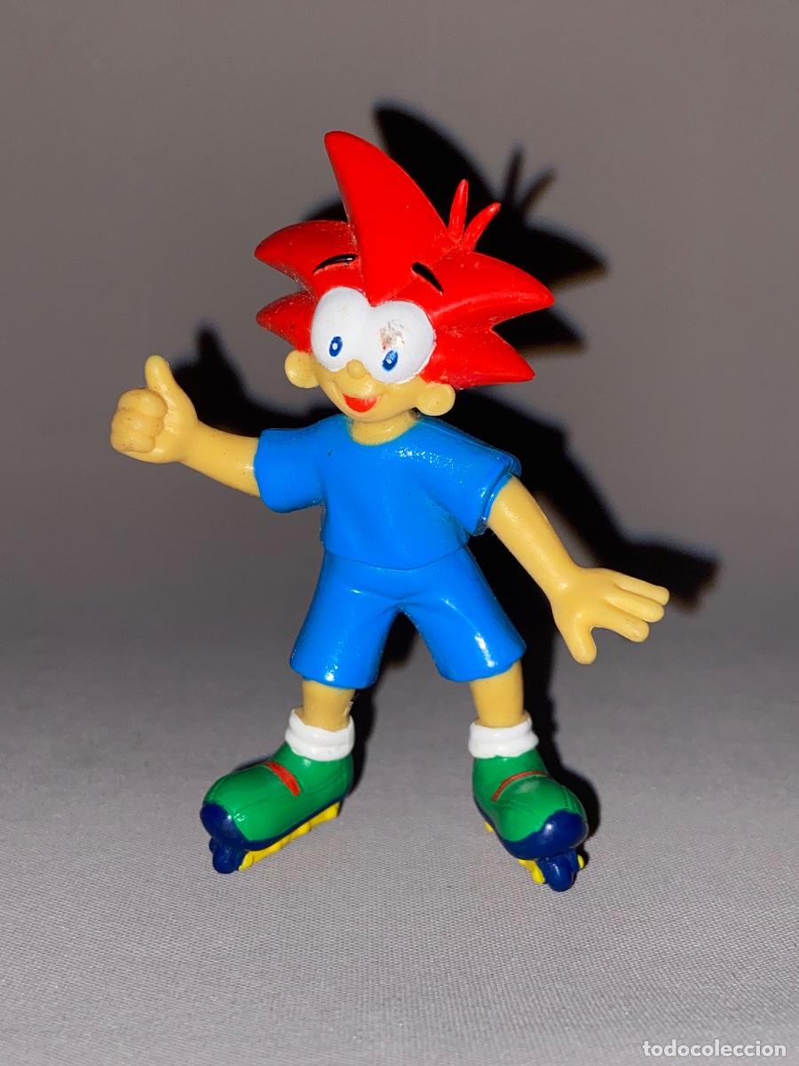 Figuras de goma y PVC: MAGNIFICA FIGURA DE PVC &ldquo; YOKO PATINES &ldquo; DE GOMA - YOPLAIT