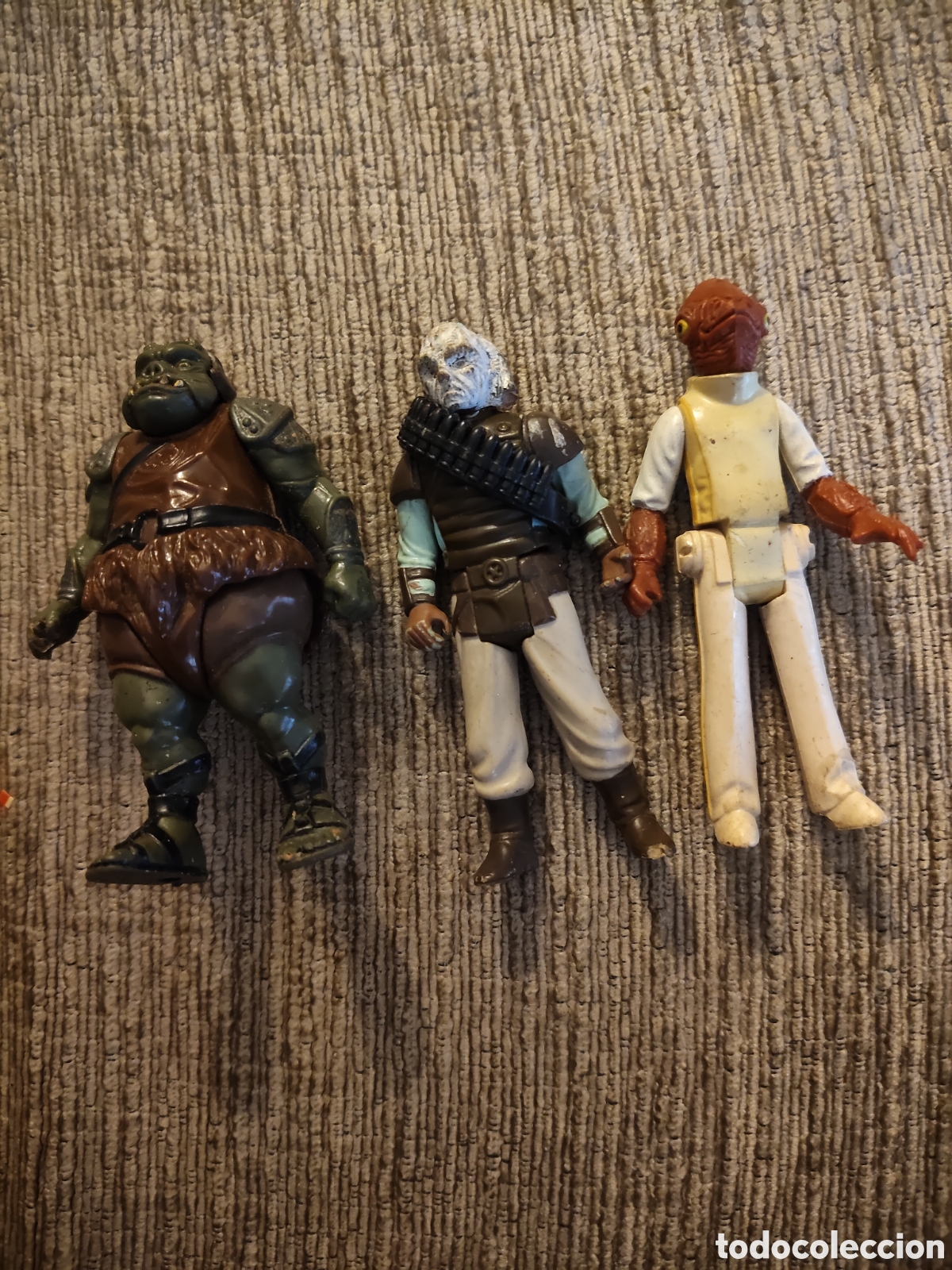 Figuras de goma y PVC: Tres figuras star wars