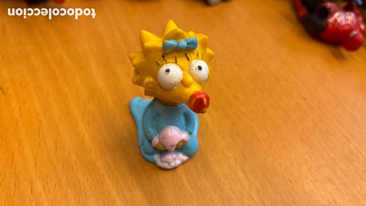Figuras de goma y PVC: Figura Maggie Simpson - 1990 - Foto 1