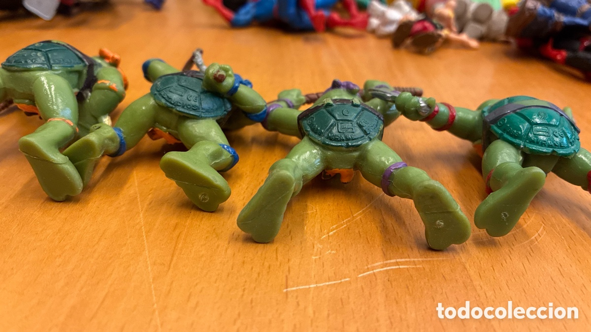 Figuras de goma y PVC: Lote de Tortugas Ninja - Foto 6