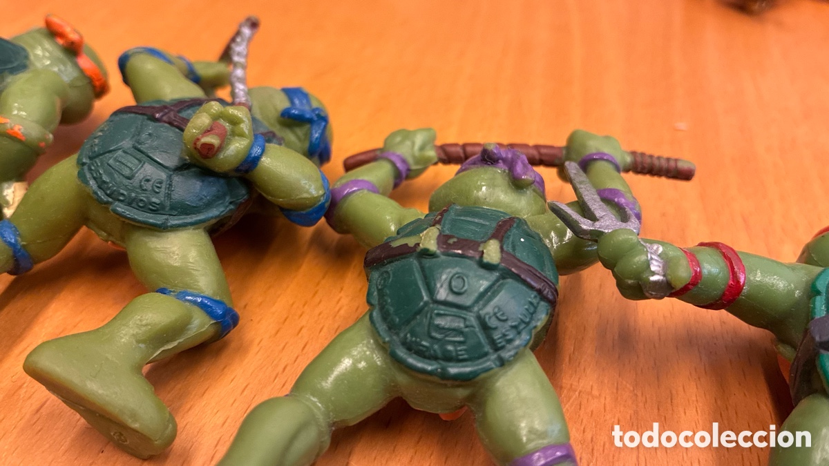 Figuras de goma y PVC: Lote de Tortugas Ninja - Foto 7
