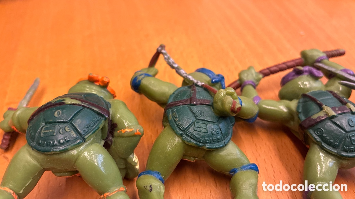 Figuras de goma y PVC: Lote de Tortugas Ninja - Foto 8