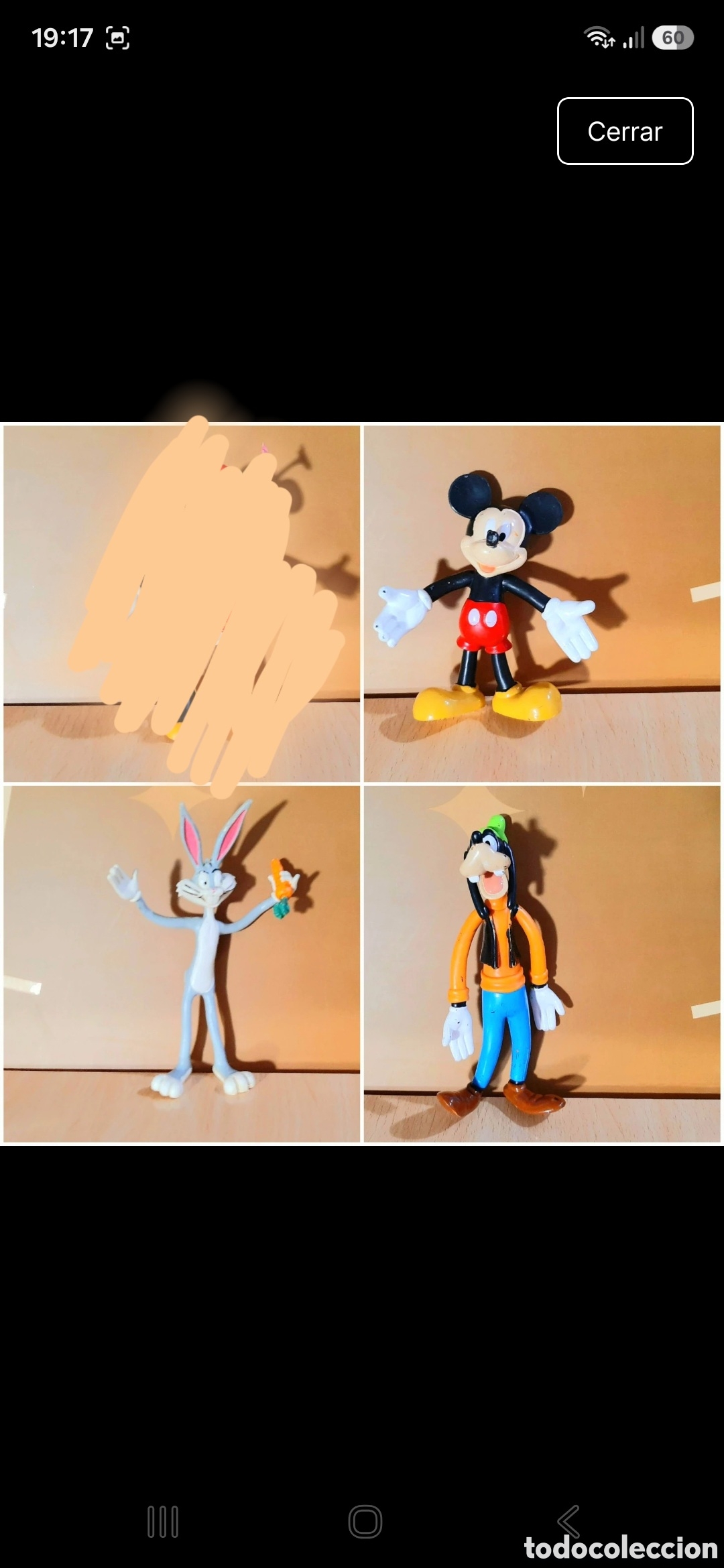 Figurines en Caoutchouc et PVC: Figuras flexibles Mickey Goofy - Minnie y Bugs Bunny de Comics Spain