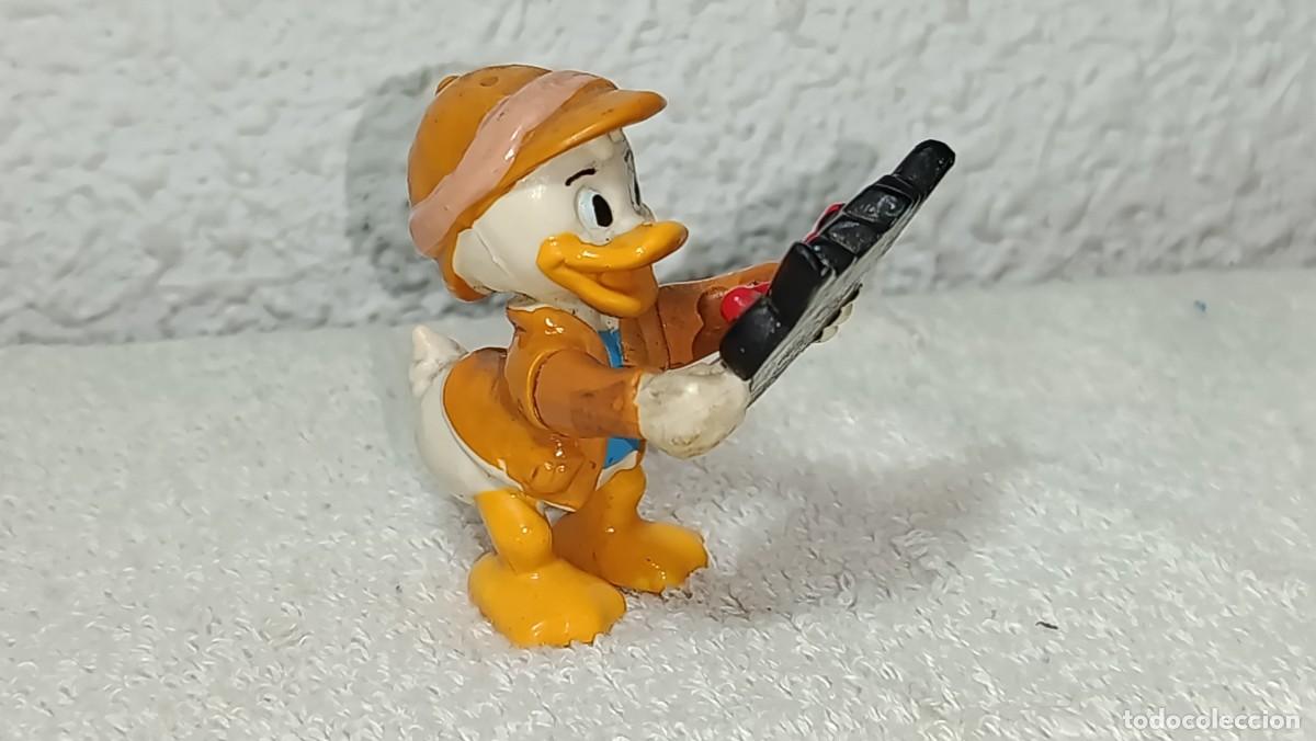 Figuras de goma y PVC: APPLAUSE : ANTIGUA FIGURA DE GOMA PATO DEWEY EXPLORADOR DUCK TALES PATOAVENTURAS DISNEY A&Ntilde;O 1986