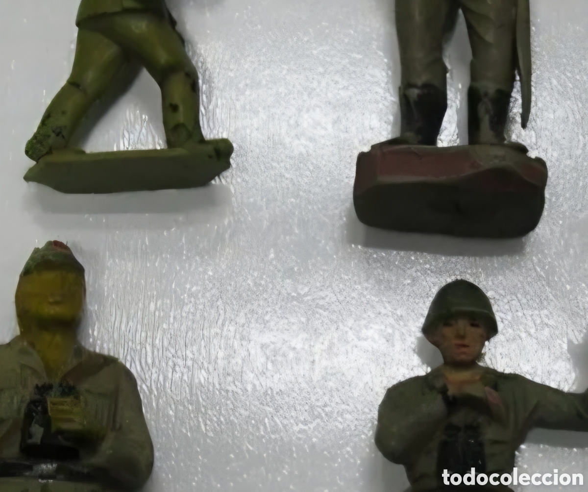 Figuras de goma y PVC: LOTE FIGURA PLASTICO /GOMA INDIO VAQUERO REAMSA JECSAN LAFREDO COMANSI SOLDADO RIO KWAIT