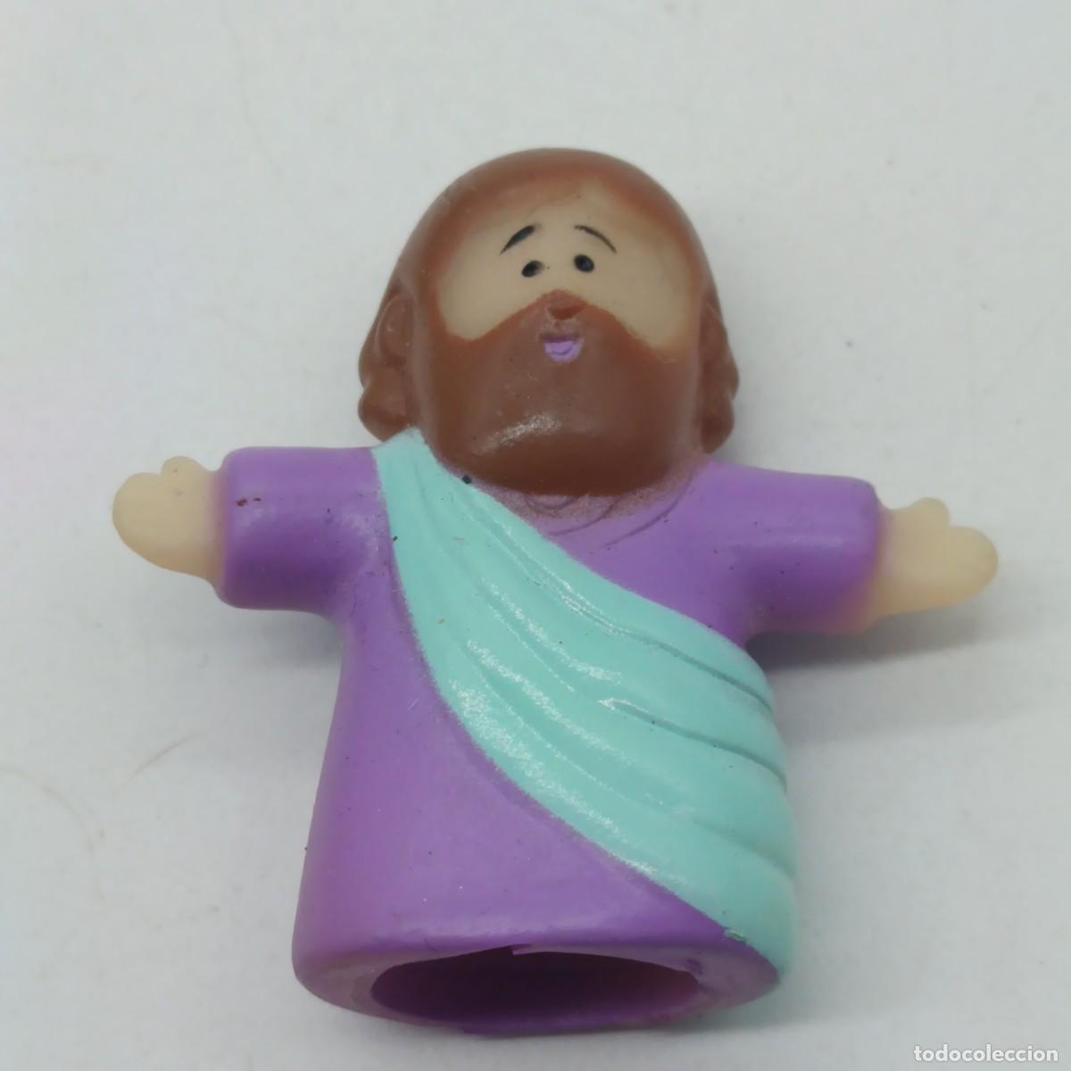 Figuras de goma y PVC: Marioneta de dedo b&iacute;blica &ndash; Jes&uacute;s o ap&oacute;stol &ndash; PVC infantil educativo
