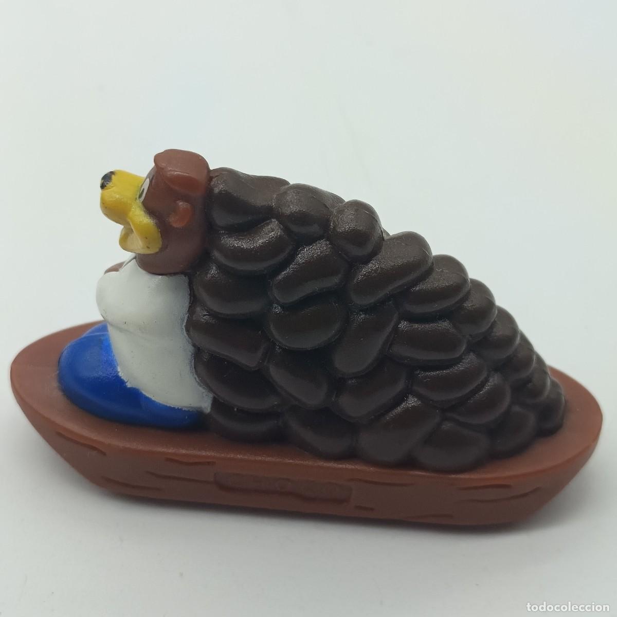 Figuras de goma y PVC: Figura Kellogg&rsquo;s 2006 &ndash; castor en canoa &ndash; PVC promocional