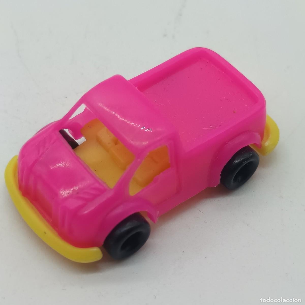 Figuras de goma y PVC: Mini cami&oacute;n rosa &ndash; pl&aacute;stico &ndash; juguete infantil