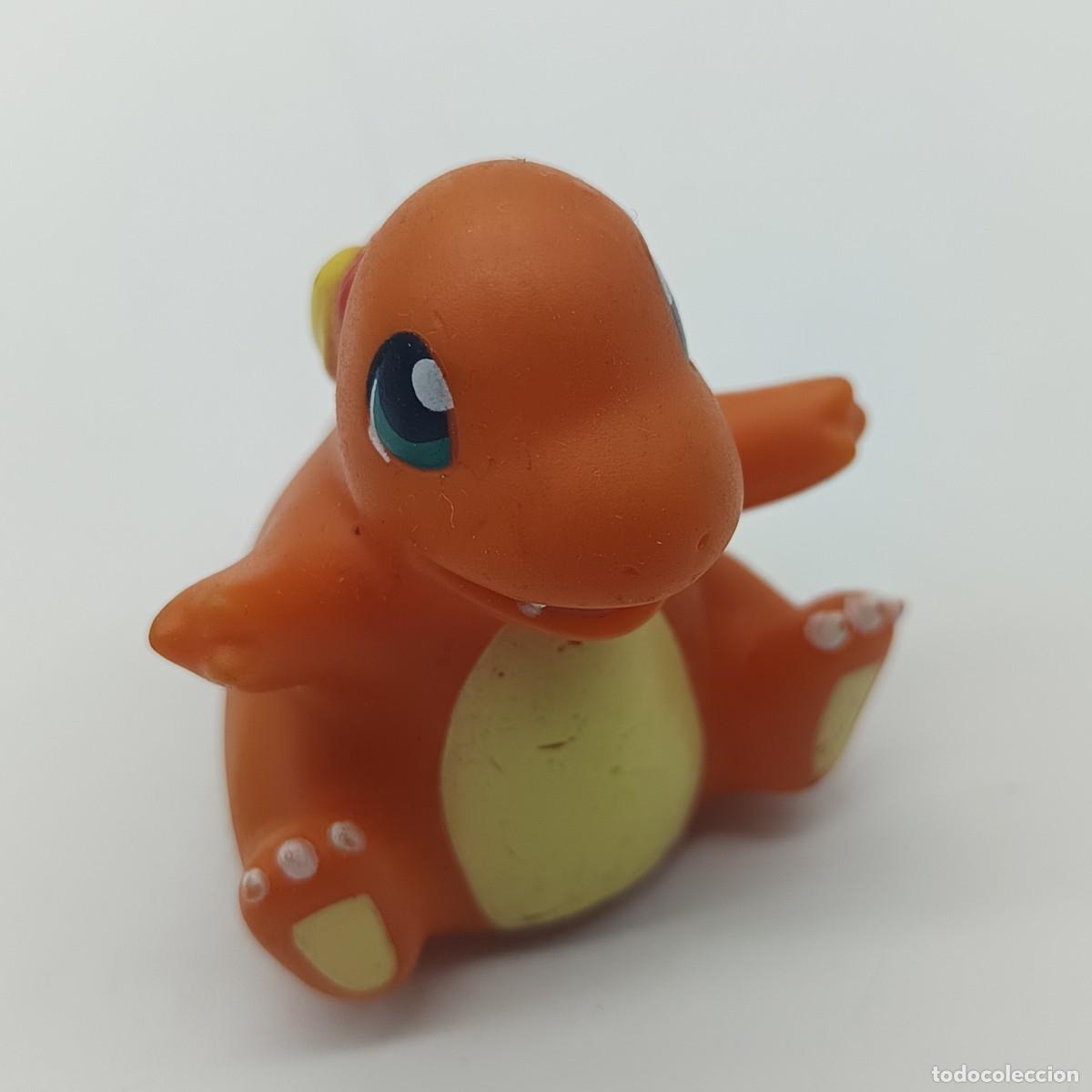Figuras de goma y PVC: Figura Charmander &ndash; Pok&eacute;mon &ndash; Nintendo 2000 &ndash; pl&aacute;stico con base met&aacute;lica