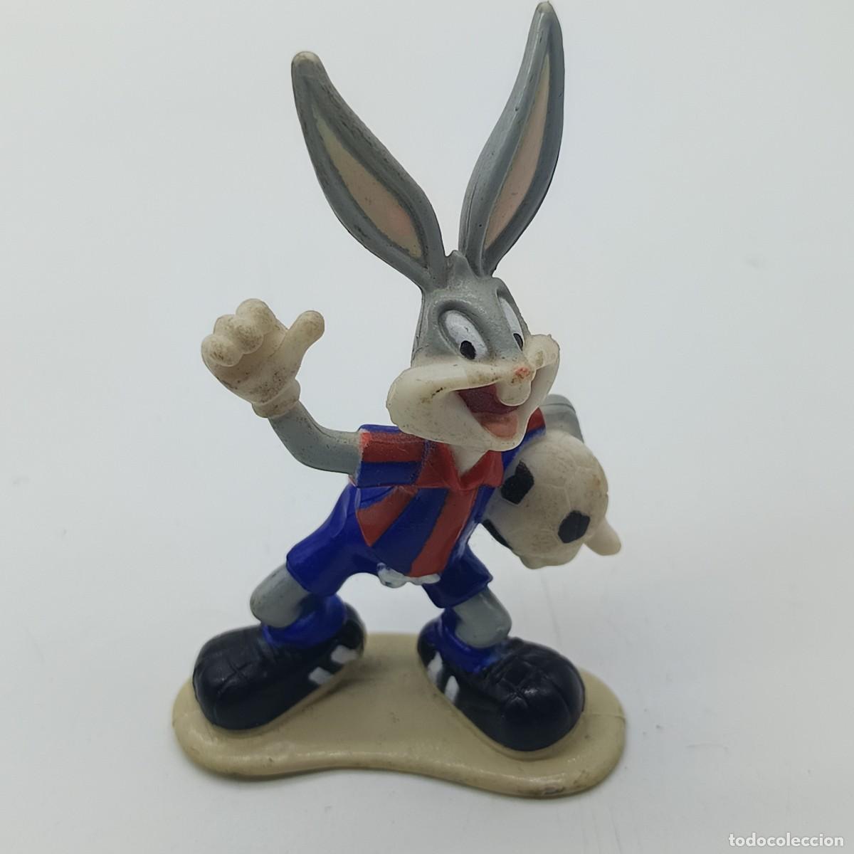 Figuras de goma y PVC: Figura Bugs Bunny futbolista &ndash; Warner Bros 1996 &ndash; Star Toys