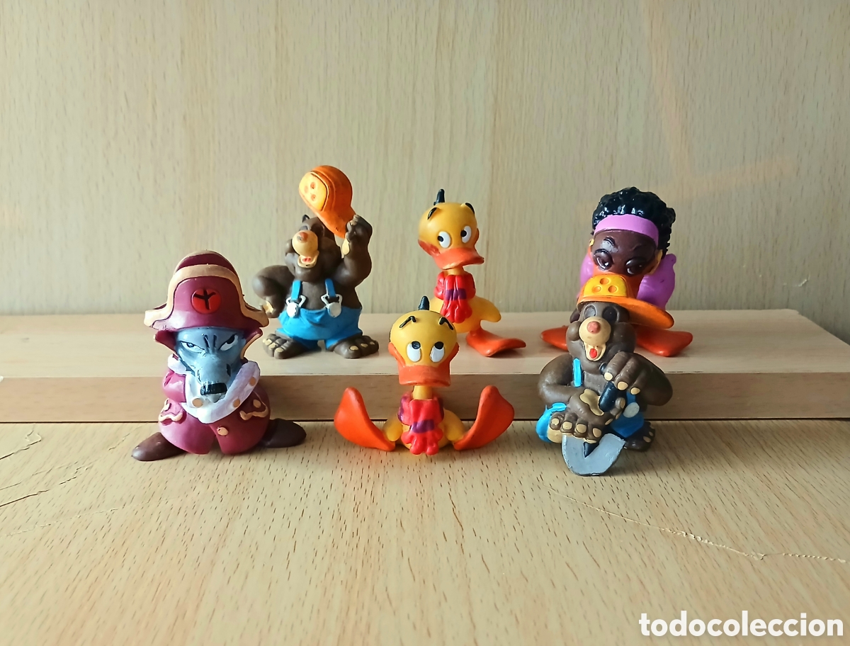 Figuras de goma y PVC: Lote figuras Alfred J Kwak - Schleich
