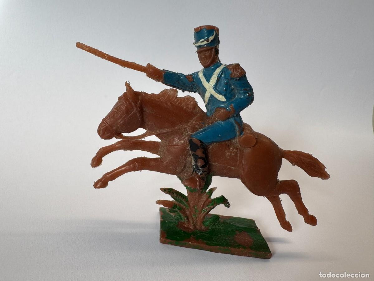 Figuras de goma y PVC: ANTIGUA FIGURA PLASTICO SOLDADO OTEVEL GUERRA INDEPENDENCIA VENEZUELA MARCADO - A&Ntilde;O 60