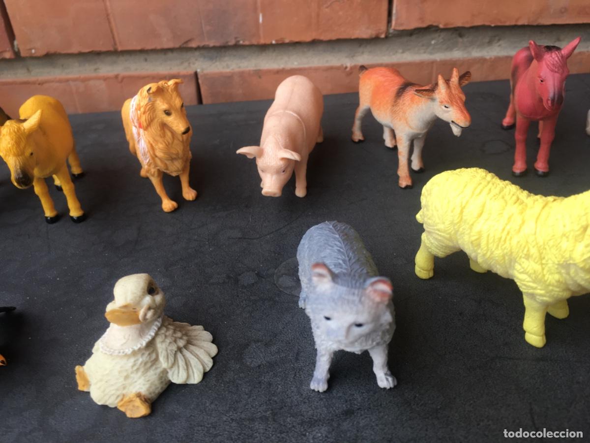 Figuras de goma y PVC: LOTE DE 19 FIGURAS ANIMALES - Foto 4